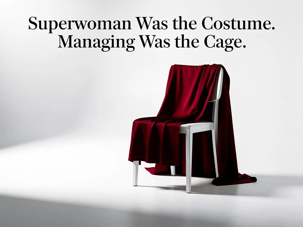 Superwoman Was the Costume. Managing Was the Cage.