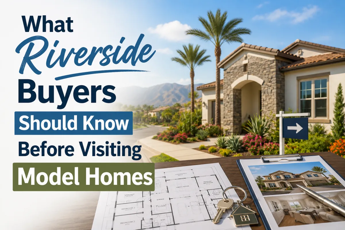 What Riverside Buyers Should Know Before Visiting Model Homes