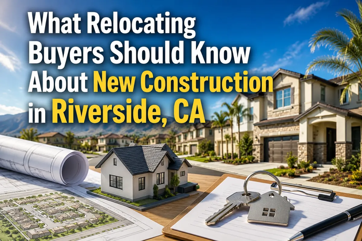 What Relocating Buyers Should Know About New Construction in Riverside, CA