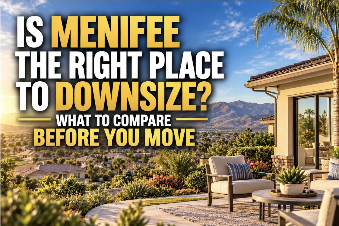 Is Menifee the Right Place to Downsize? What to Compare Before You Move