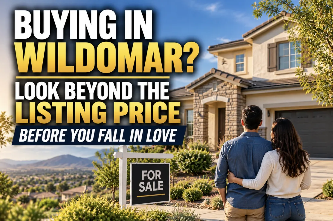 Buying in Wildomar? Look Beyond the Listing Price Before You Fall in Love