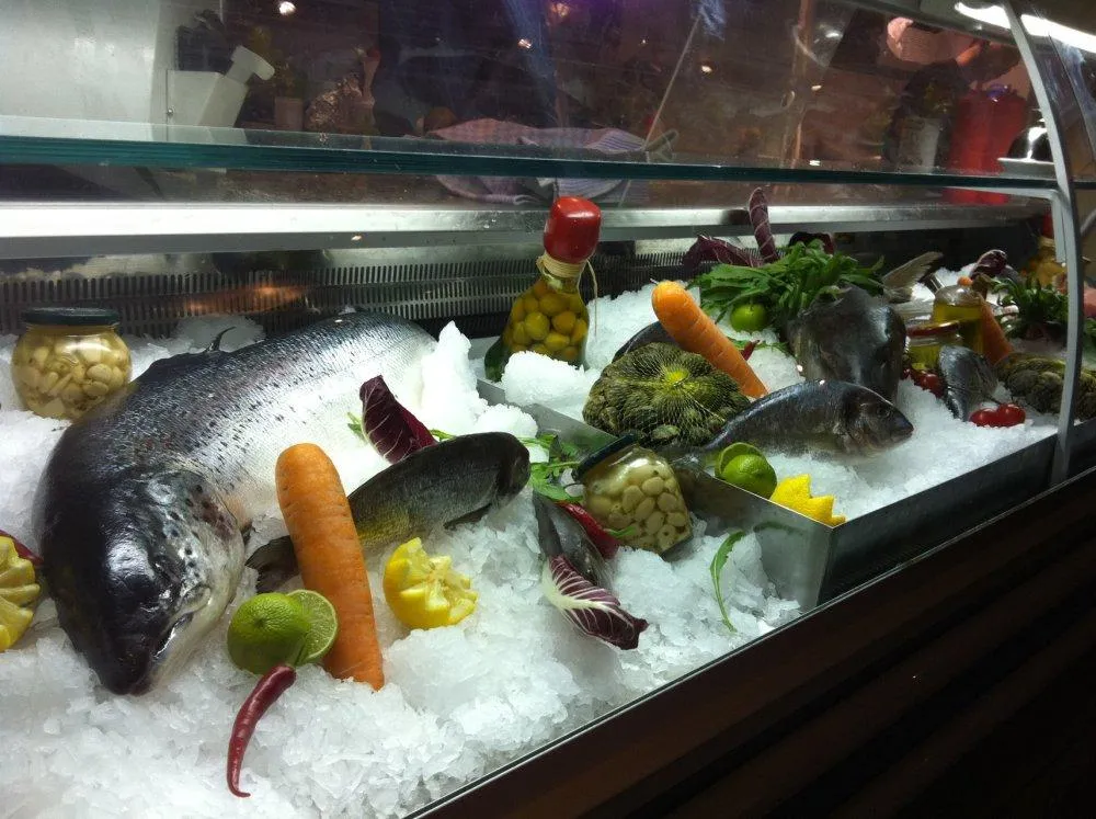 Fisch im Restaurant Boccacelli