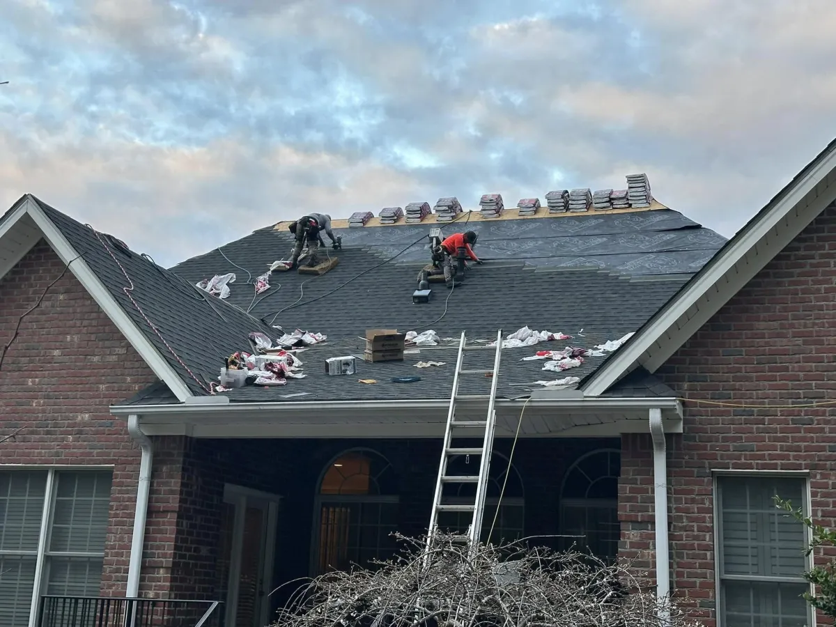 Roofing installation