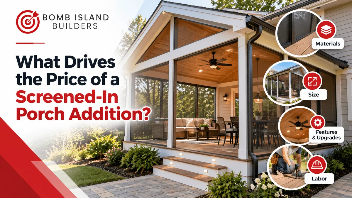What Drives the Price of a Screened-In Porch Addition?