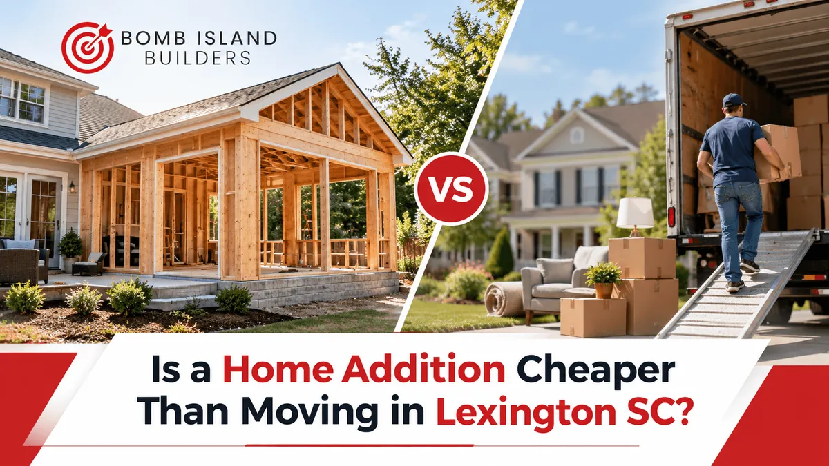Is a Home Addition Cheaper Than Moving in Lexington SC?