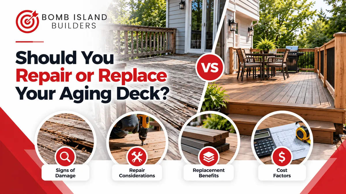 Should You Repair or Replace Your Aging Deck?
