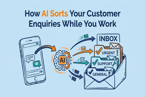 How AI Sorts Your Customer Enquiries While You Work
