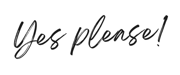 An image with "Yes Please!" written on a white background with black font color