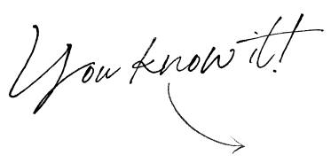 An image with "You Know It" written on a white background with black font color