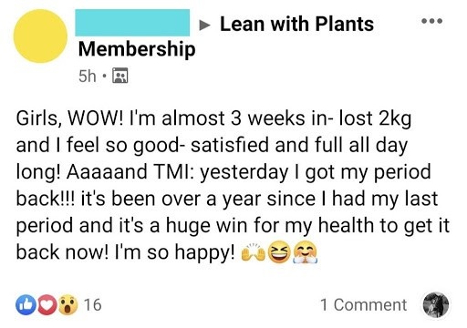 Lean with Plants 