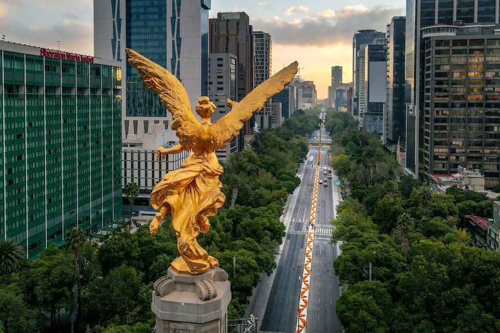 Ángel de la Independencia en Paseo de la Reforma, Ciudad de México (CDMX)