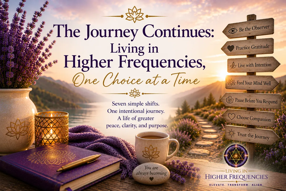 The Journey Continues: Living in Higher Frequencies, One Choice at a Time