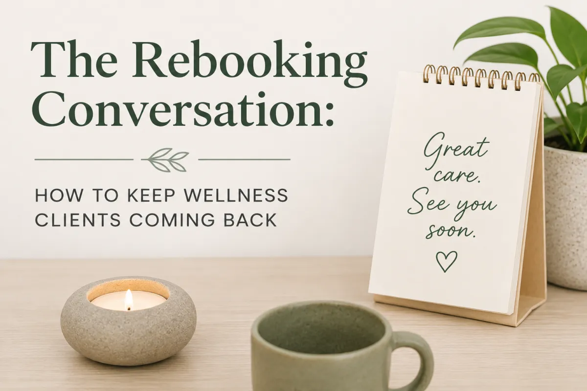 How to Rebook Wellness Clients Without Feeling Pushy