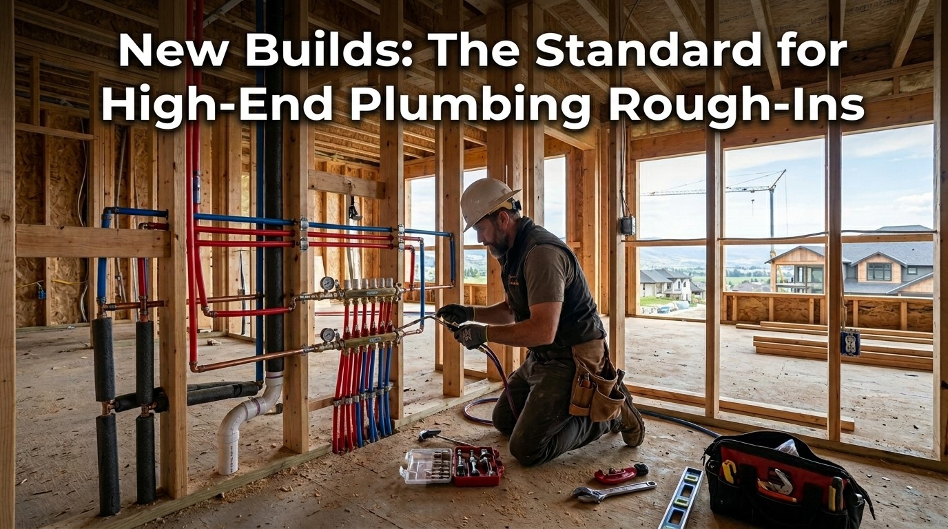New Builds: The Standard for High-End Plumbing Rough-Ins