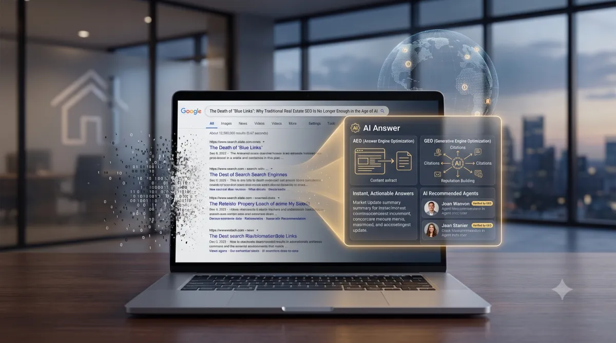 The Death of "Blue Links": Why Traditional Real Estate SEO Is No Longer Enough in the Age of AI