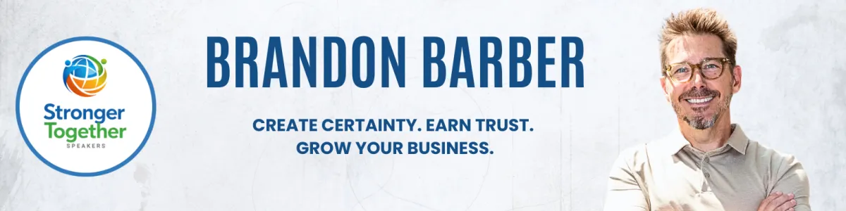 Brandon Barber | Sales, Business Growth & Customer Certainty Speaker