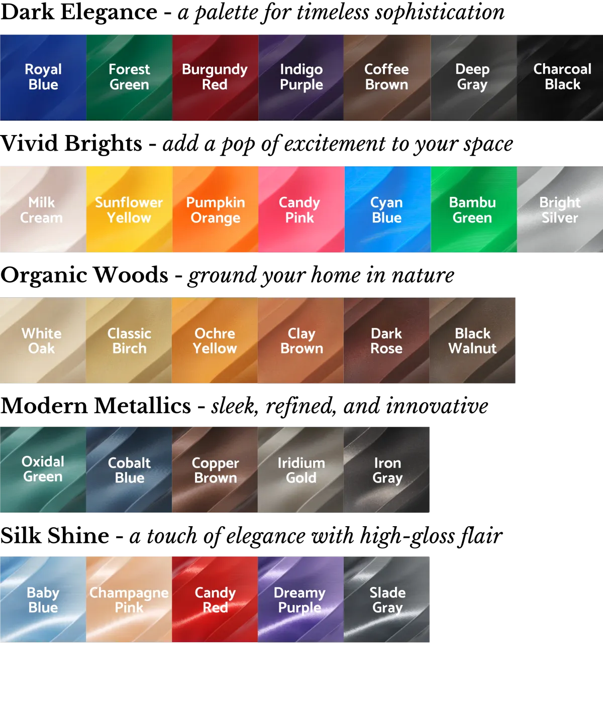 color palette beyond bounds