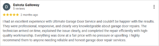 broken garage door spring