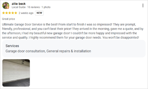 garage door company near me