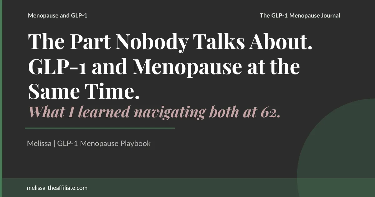 GLP-1 and Menopause: What Every Woman Needs to Know