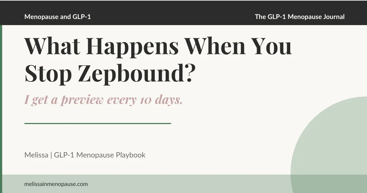 What Happens When You Stop Zepbound? The Honest Answer