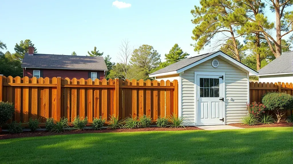 Fence and Sheds projects in Myrtle Beach, SC showcasing durable outdoor solutions and craftsmanship