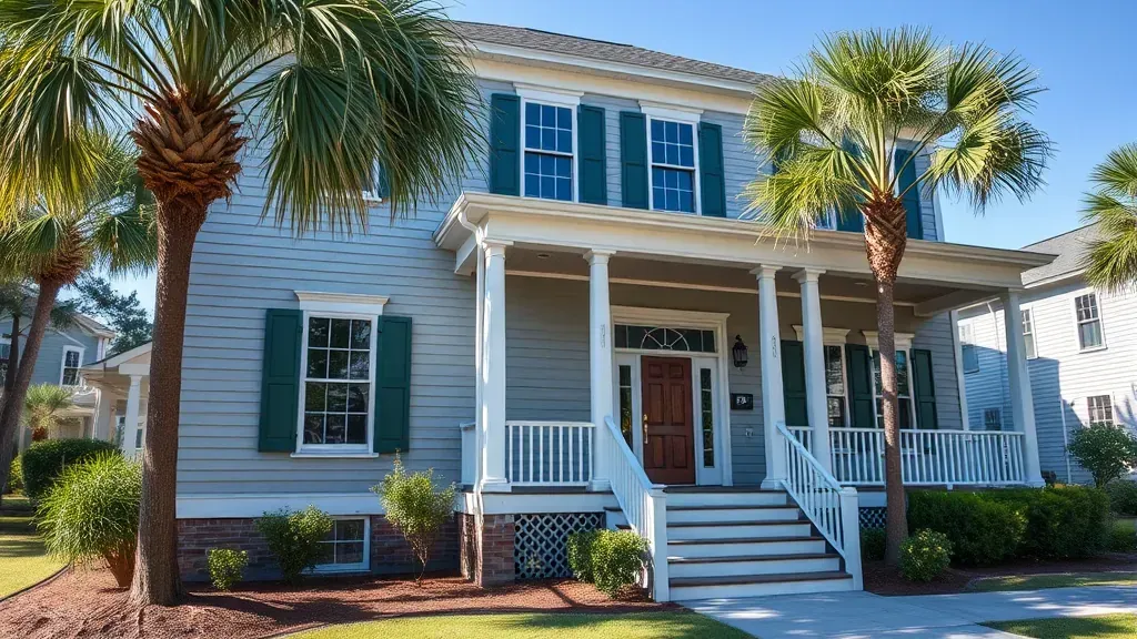 Exterior Painting projects in Charleston, SC showcasing vibrant colors and professional finishes.