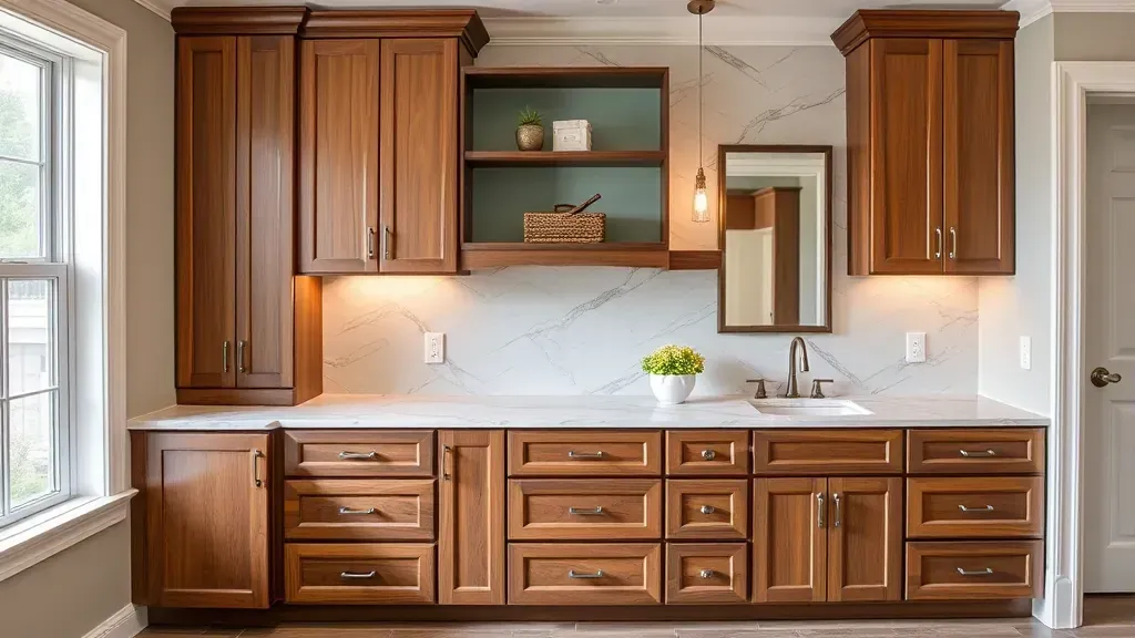 Cabinet and Vanity Installation projects in Charleston, SC showcasing modern designs and quality craftsmanship.