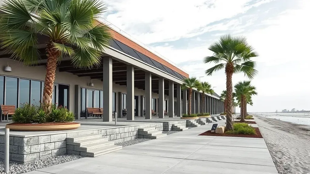 Concrete Work projects in Myrtle Beach SC showcasing quality designs and durable materials.