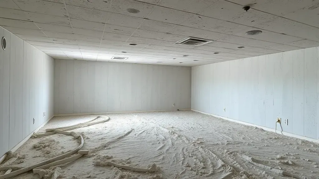 Asbestos removal projects in Myrtle Beach SC showing professionals in safety gear working.