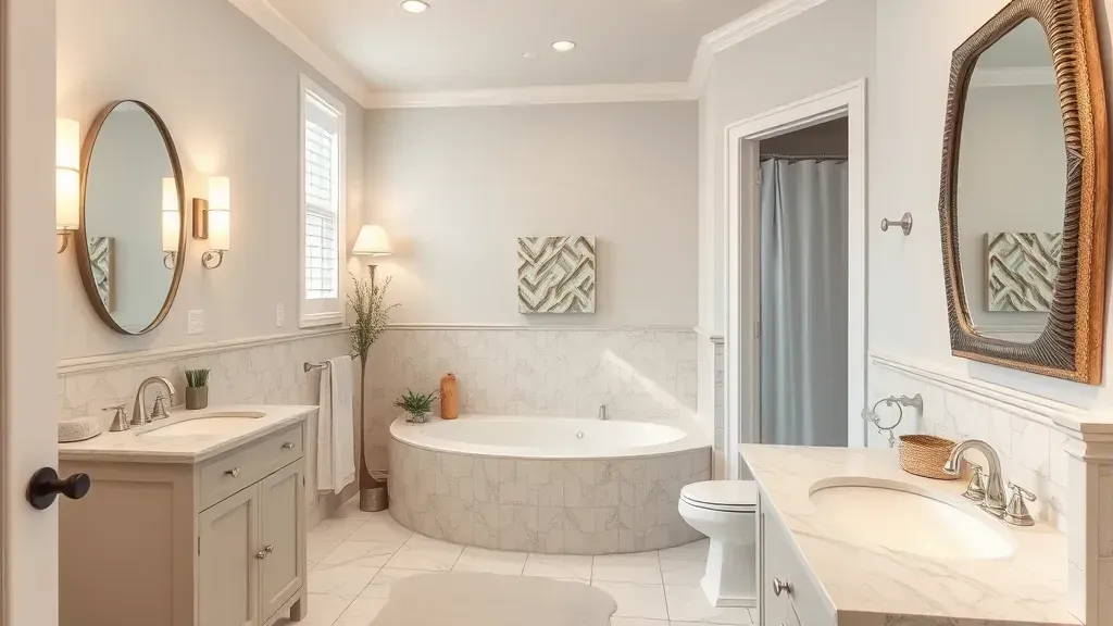 Bathroom remodeling project showcasing a modern design in Myrtle Beach, SC