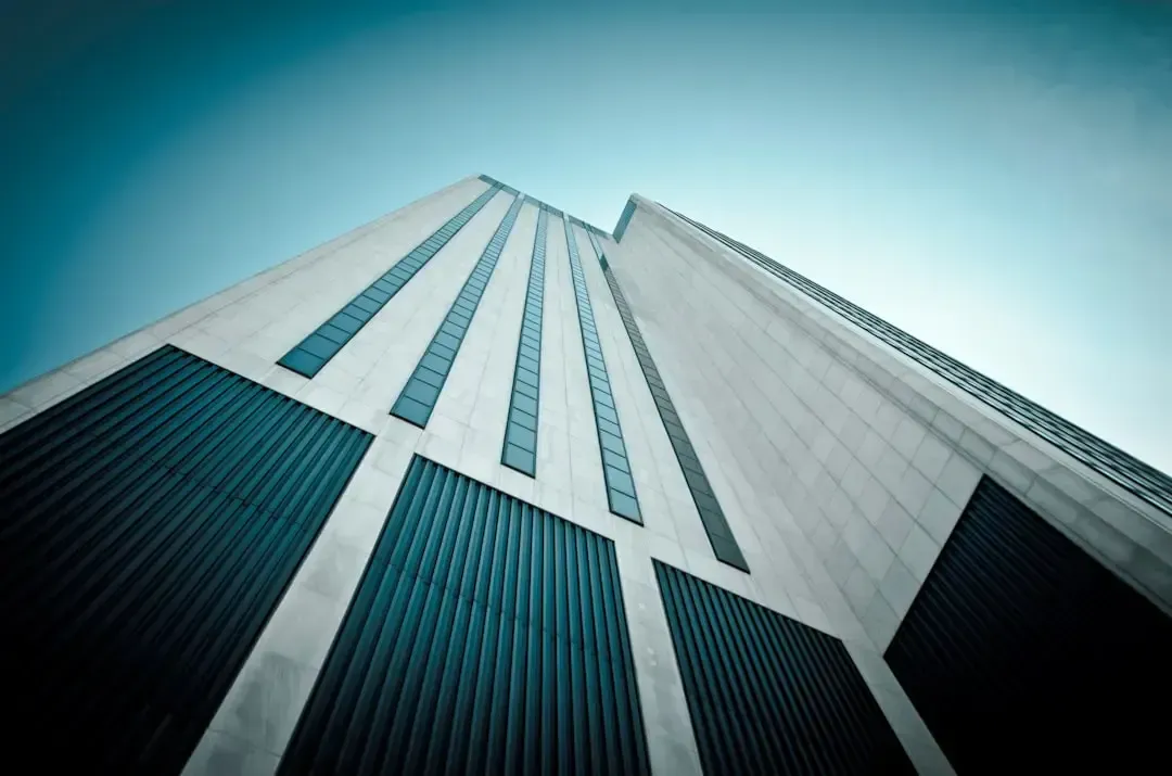 Modern Skyscraper Looking Up
