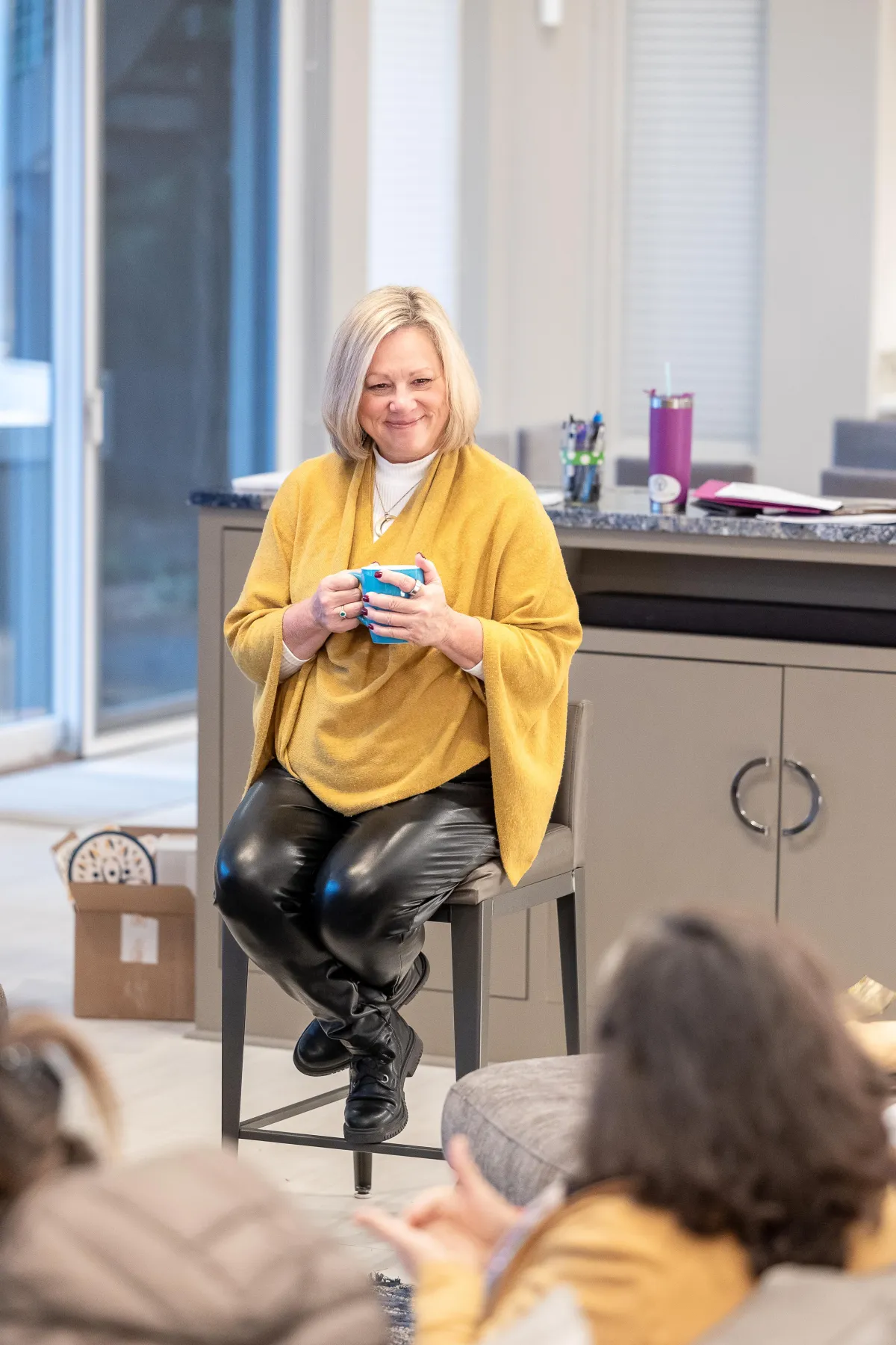 Debbie Heiser leading a workshop session