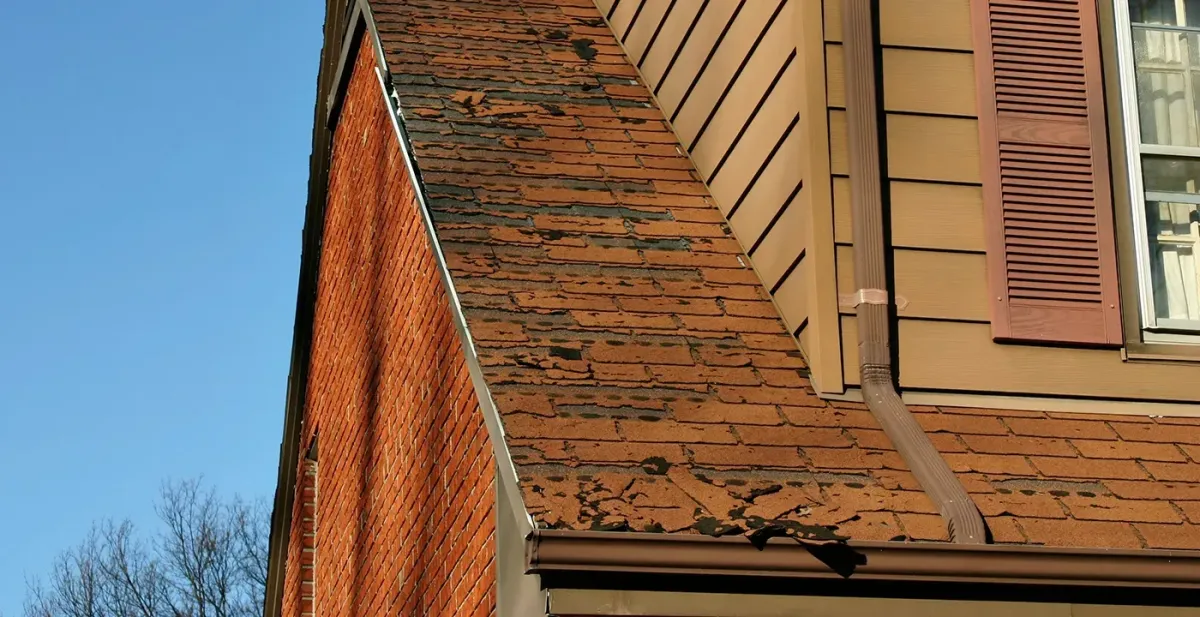 An ornate key hangs from a wooden surface.