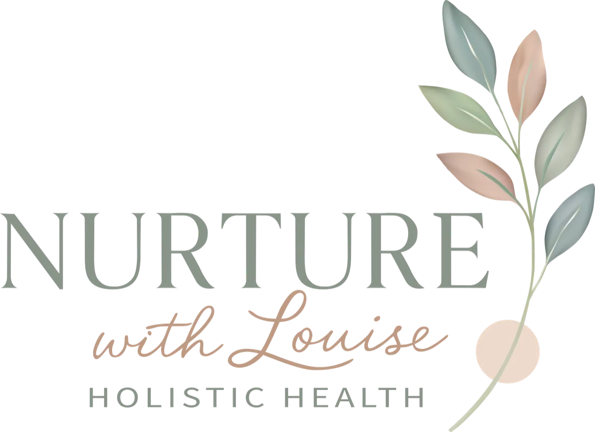 Nurture With Louise botanical logo