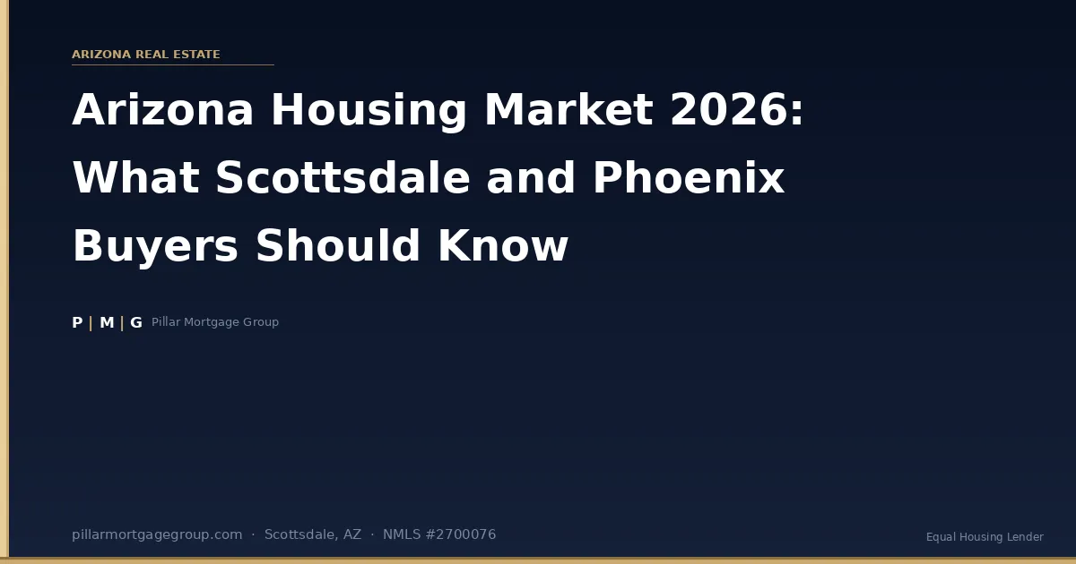 Arizona Housing Market 2026: What Scottsdale and Phoenix Buyers Should Know
