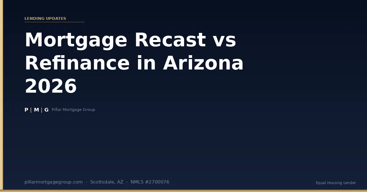 PILLAR MORTGAGE #1 in Arizona