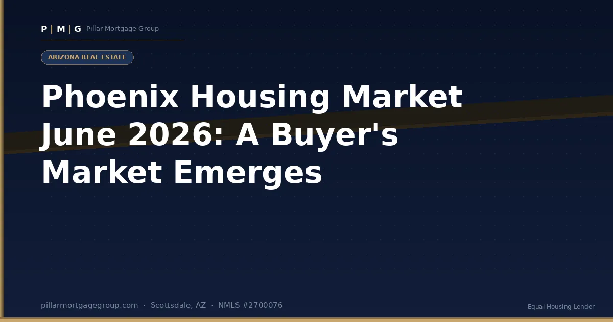 Phoenix Housing Market June 2026: A Buyer's Market Emerges