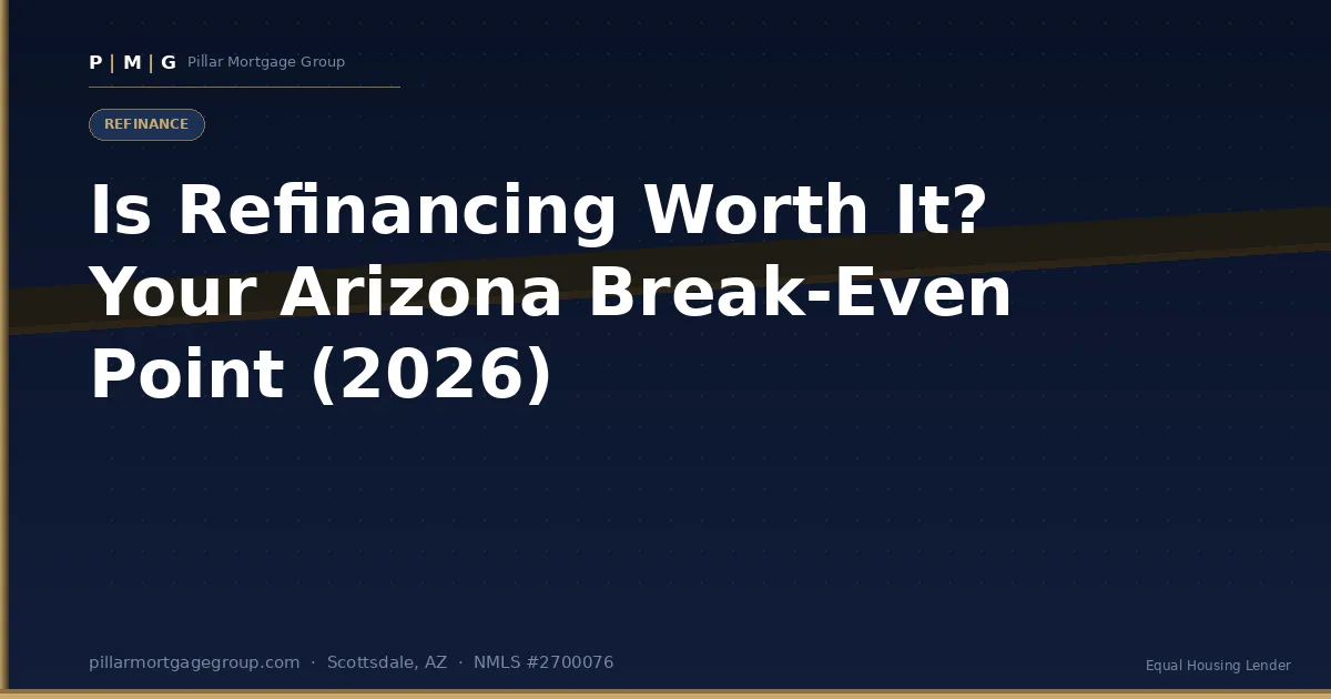 Is Refinancing Worth It? How to Calculate Your Break-Even Point in Arizona (2026)
