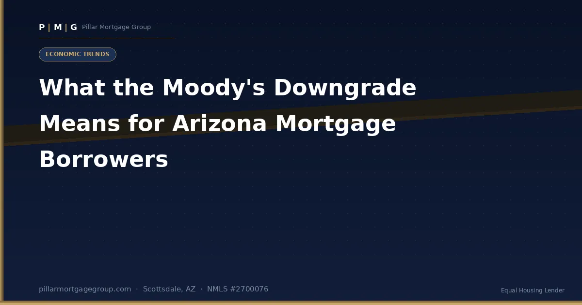 What the Moody's Downgrade Means for Arizona Mortgage Borrowers