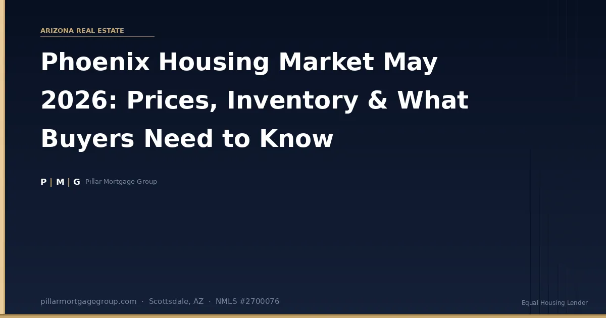Phoenix Housing Market May 2026: Prices, Inventory & What Buyers Need to Know