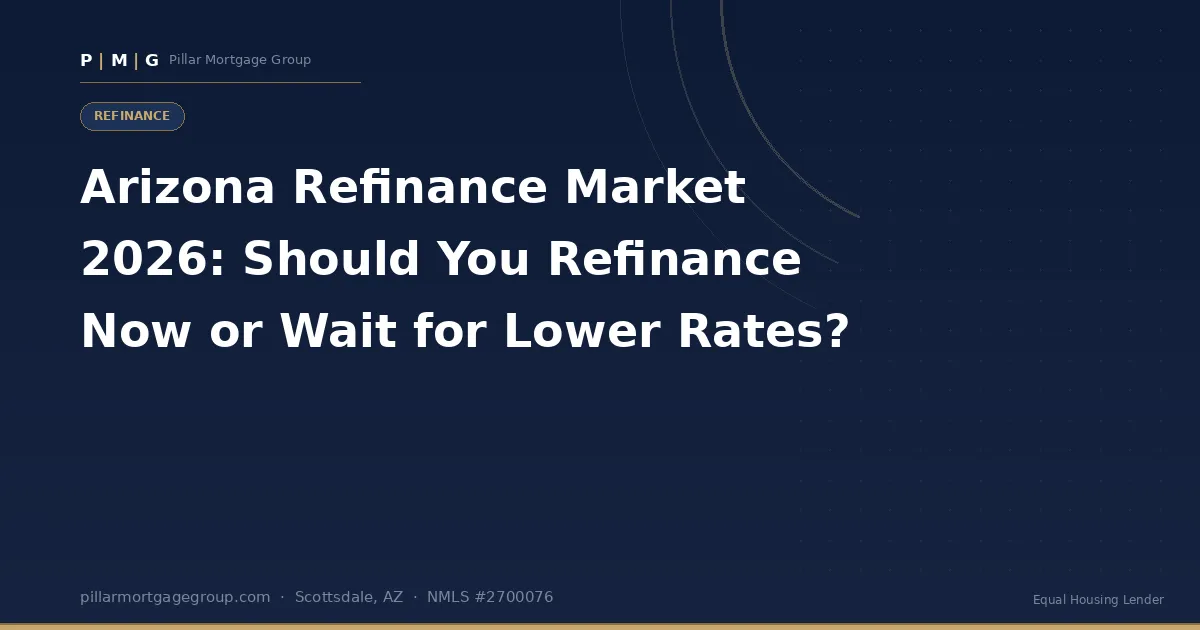 Arizona Refinance Market 2026: Should You Refinance Now or Wait for Lower Rates?