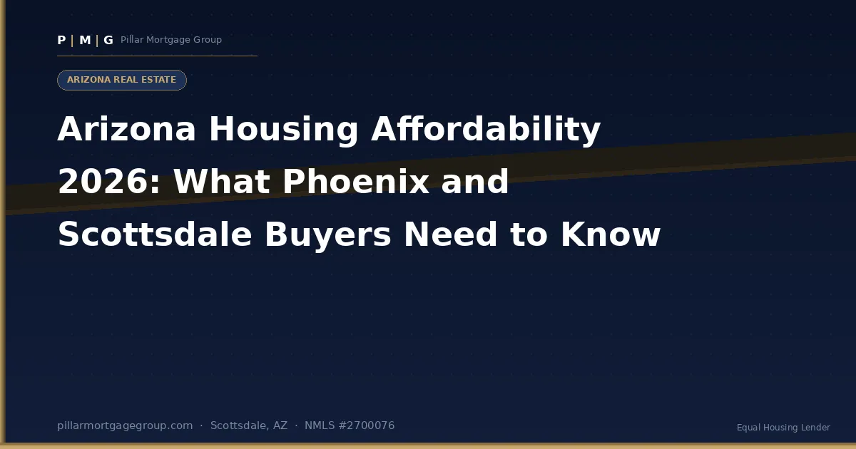 Arizona Housing Affordability 2026: What Phoenix and Scottsdale Buyers Need to Know