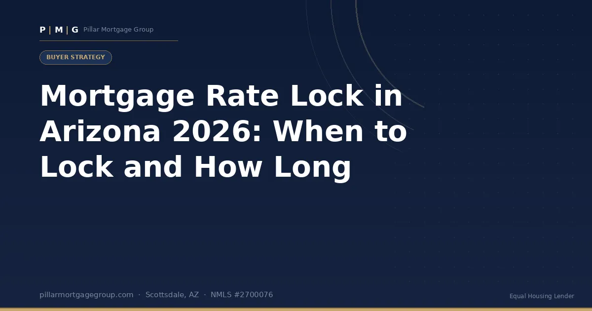 Mortgage Rate Lock in Arizona 2026: When to Lock Your Rate and for How Long