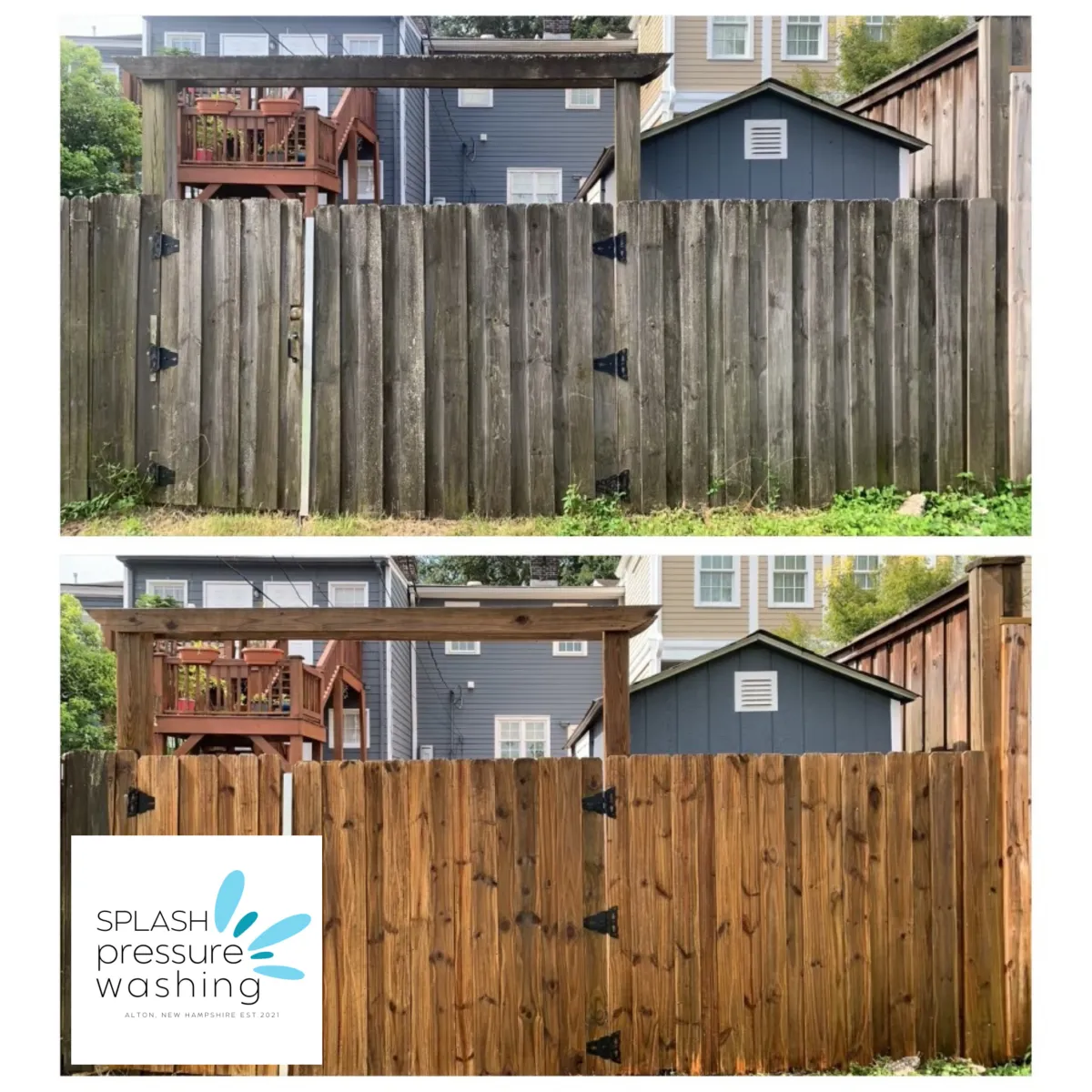 Fence cleaning