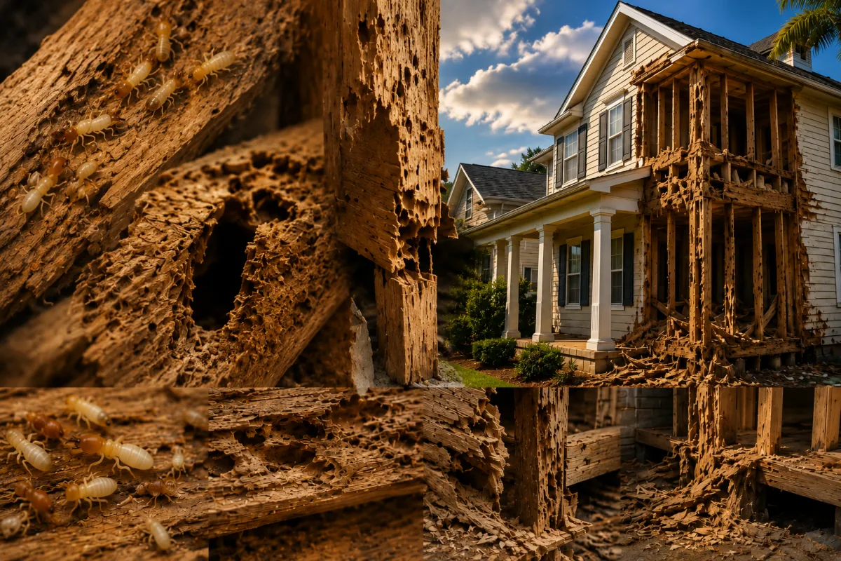 How Much Damage Can Termites Cause Before Detection?
