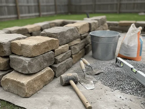 Cold Spring Harbor, NY Raised Stone Beds