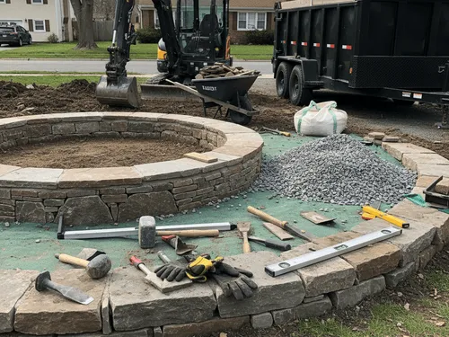 Brentwood, NY Raised Stone Beds