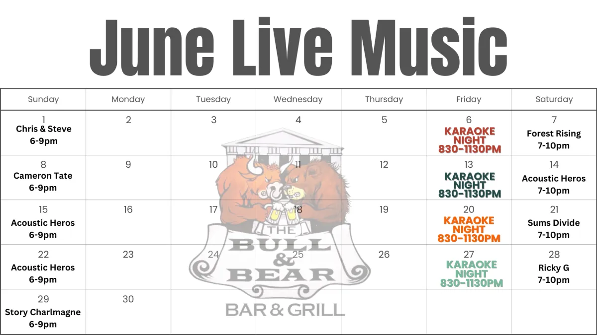 March live music schedule