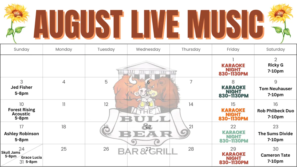 March live music schedule